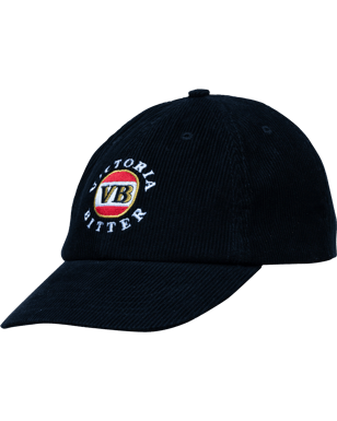 Buy Victoria Bitter Big Black Cord Cap Online (Lowest Price Guarantee ...