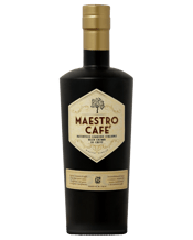  Maestro Cafe Coffee Cream<br>Liqueur 700ml  700mL Using only the finest and natural ingredients in a perfect roasted coffee blend and cream liquor. The coffee beans are from Brazil and all ingredients are sourced in Italy, making it a perfect balanced cream coffee liqueur. Maestro café can be enjoyed on its own or to complement and create the best cocktails and desserts for your guilty pleasure.