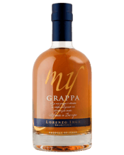 Lorenzo Inga My Grappa 500ml<br> 500ML My Grappa is made from only premium, first pressing pomace, My Grappa is distilled in classic copper stills before being aged in small oak casks, giving it an extraordinary mellowness.<br>Perfect after a meal, best served at room temperature.