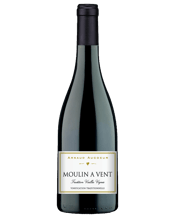  Arnaud Aucoeur Moulin À Vent<br>Vieilles Vignes... 750ML Vignoble Aucoeur is the oldest family domain of the Morgon village, in the heart of Beaujolais. Arnaud Aucoeur has been voted 2020 Winemaker of the Year by the famous Guide Hachette in France. Delimited in 1924, the “Moulin à Vent” vineyard is mainly made up of shallow granite soils. Rich in manganese, this terroir brings a lot of richness to the wine. The wines are often compared with their cousins of theCôte d’Or in Burgundy. This wine offers a pleasant and balanced nose. It is warm, ripe and