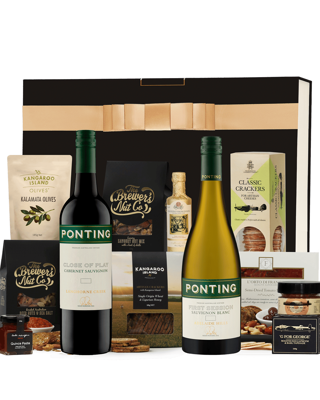 Buy The Hamper Emporium Ponting Red & White Nibbles Hamper Online ...