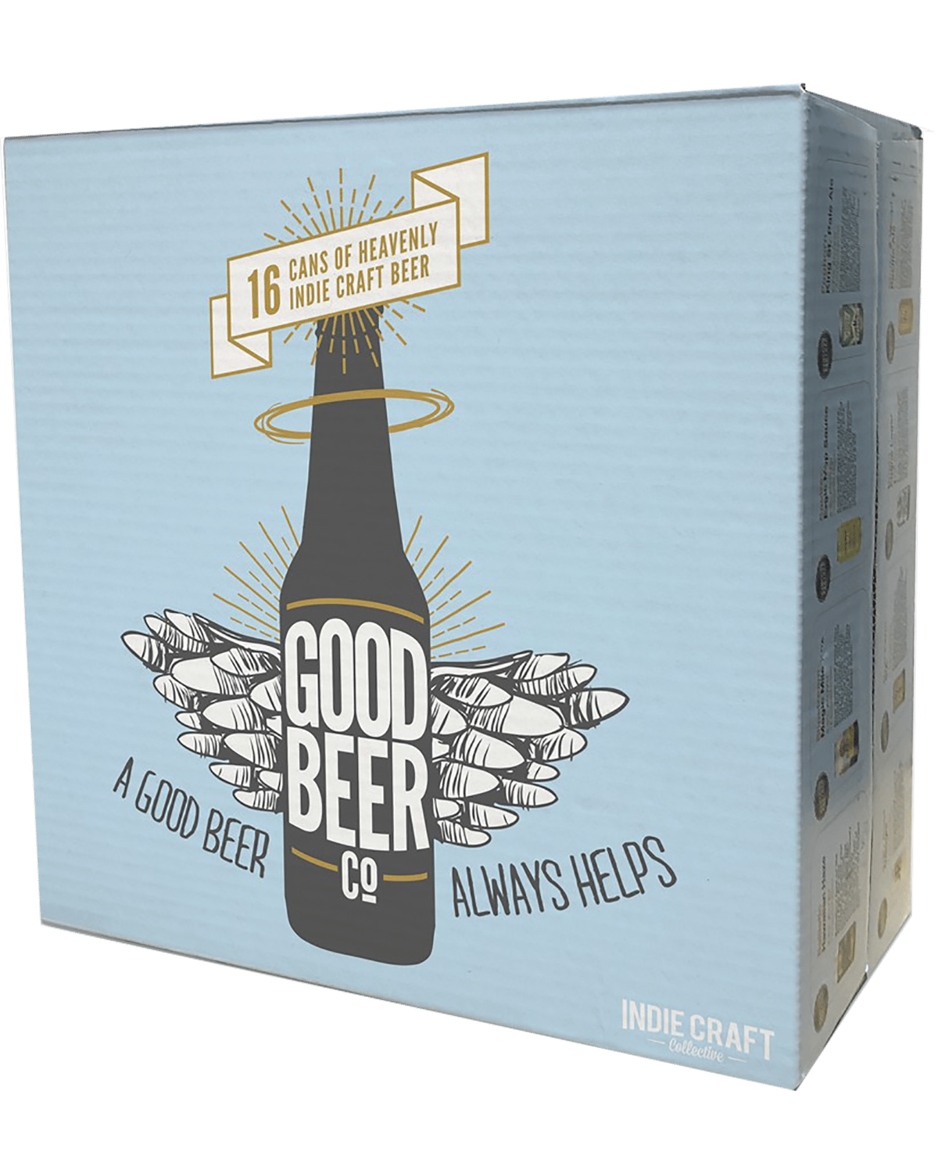 Buy The Good Beer Co A Good Beer Always Helps Craft Beer Cans 16 Pack
