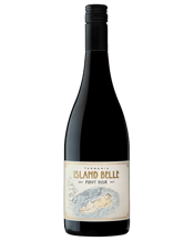  Island Belle Pinot Noir  750mL The wine displays a vibrant red colour. On the nose rose petal and black cherry aromas are supported by attractive stemmy, whole bunch characters. The palate is soft and round with sweet fruit flavours and a creamy texture. Bright natural acidity provides a crisp lingering finish.