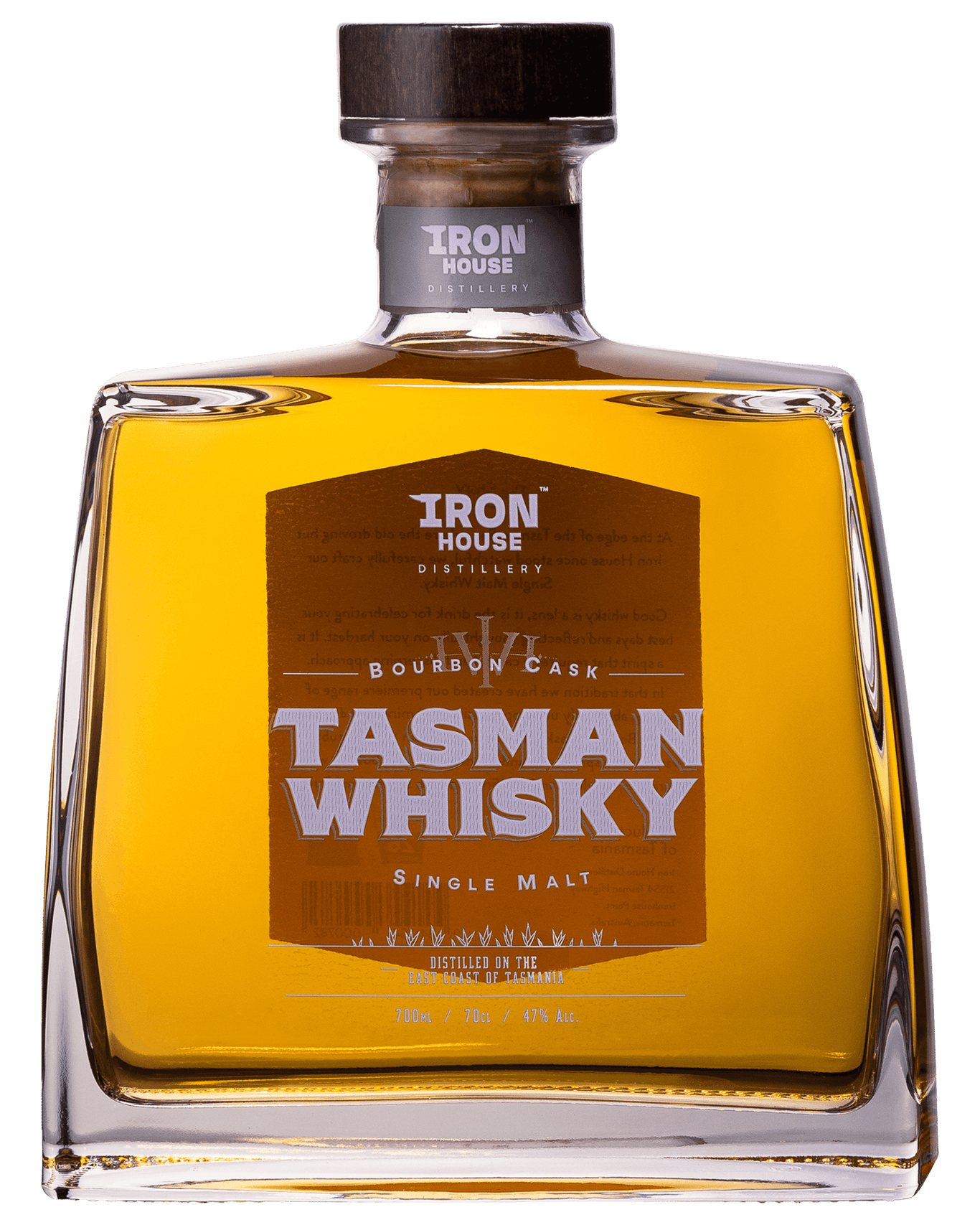Iron House Distillery Tasman Whisky Bourbon Cask Single Malt Australian