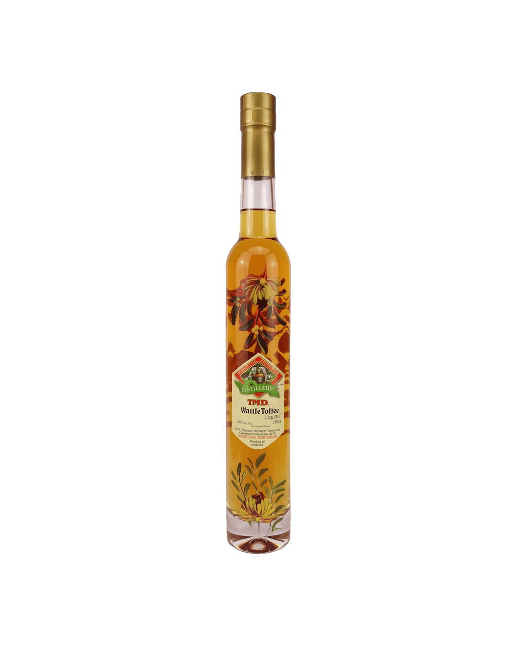 Tamborine Mountain Distillery Wattle Toffee Liqueur 375mL Boozy