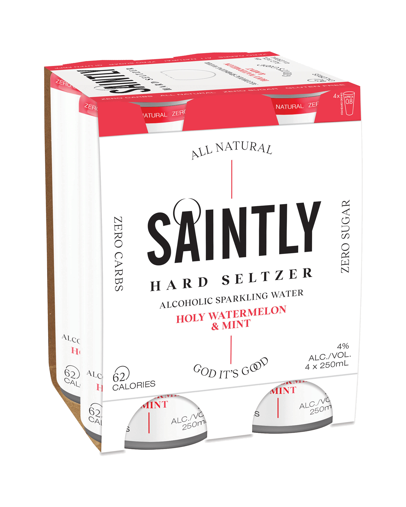Buy Saintly Hard Seltzer Watermelon Mint 250ml Online (Lowest Price