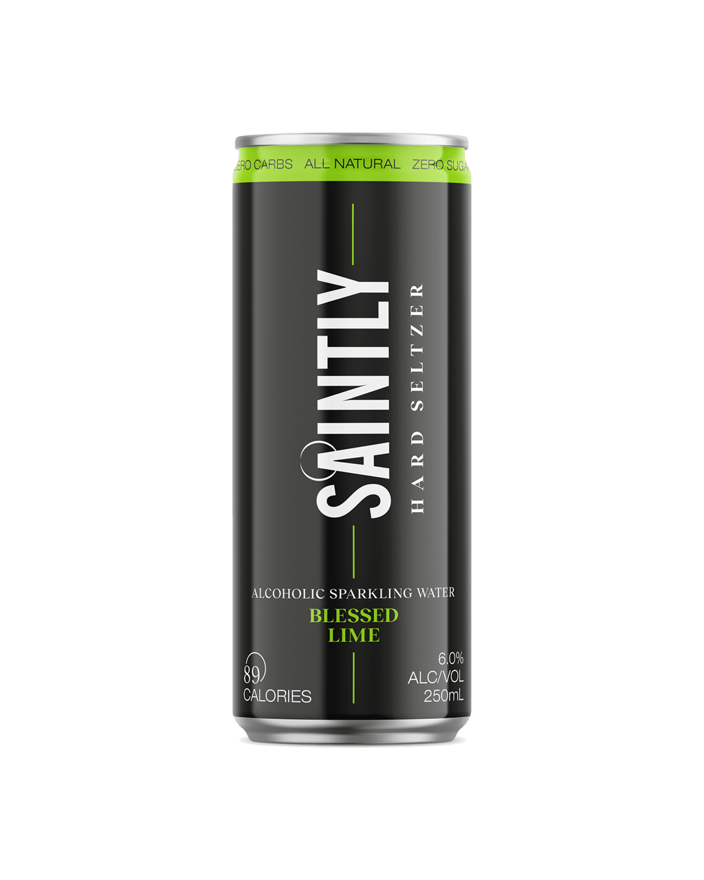 Buy Saintly Saintly Hard Seltzer Blessed Lime 6 Cans 250ml Dan Murphy S Delivers