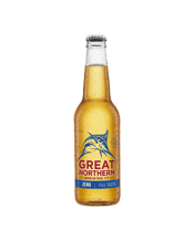 Great Northern Brewing Co.<br>Zero Bottles 330ml... 330ML With deep golden hues and a fruity aroma that carries through to the palate. Great Northern Zero has a balanced sweetness that is complemented with subtle bitterness. It finishes clean and crisp.