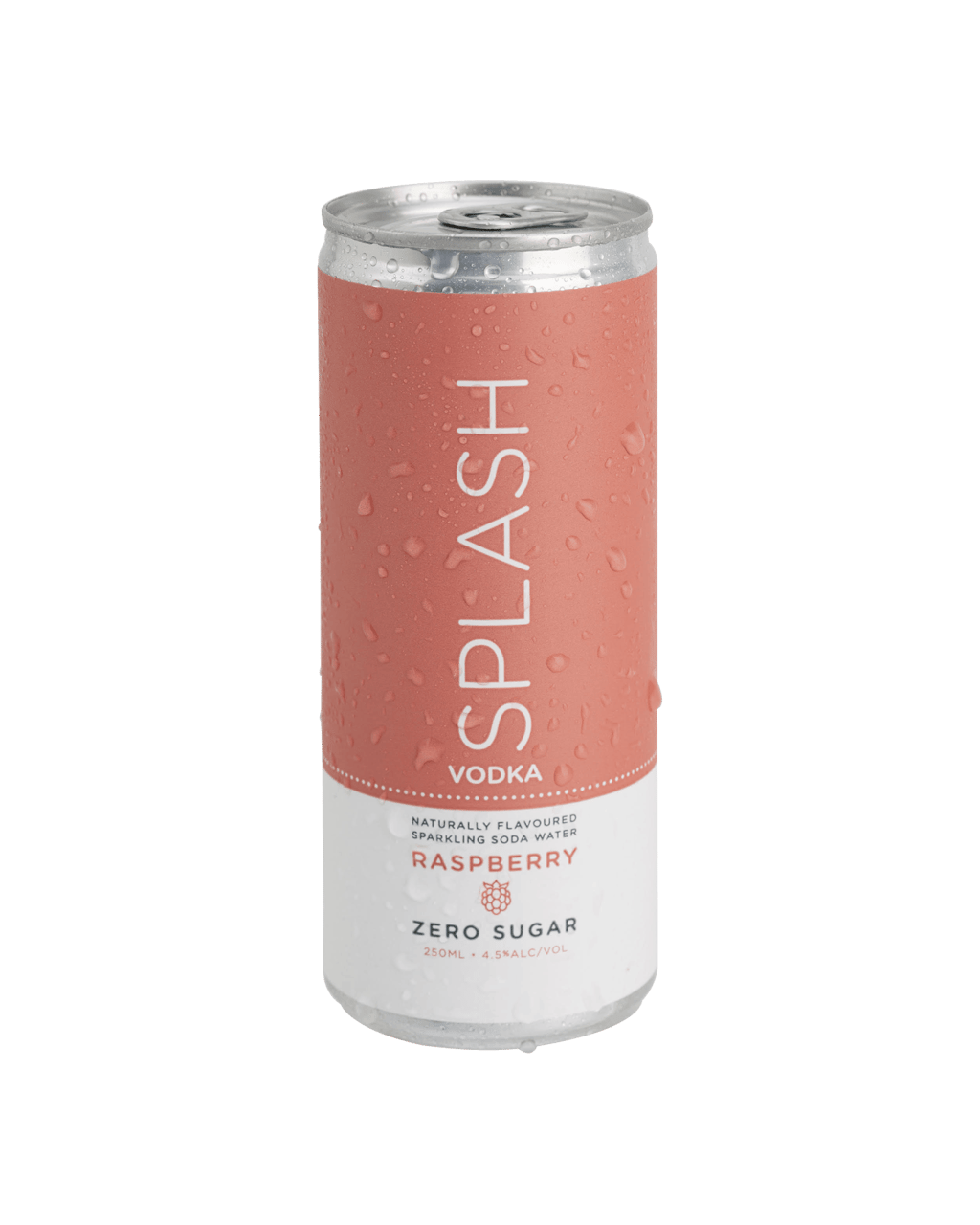 Splash Vodka Raspberry Soda Cans 250mL Boozy