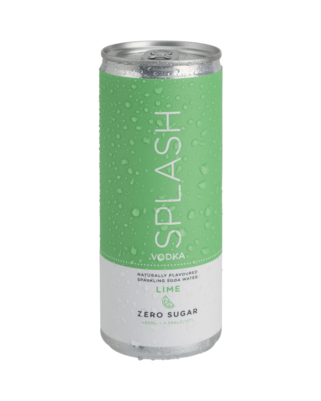 Splash Vodka Lime Soda 250mL Boozy