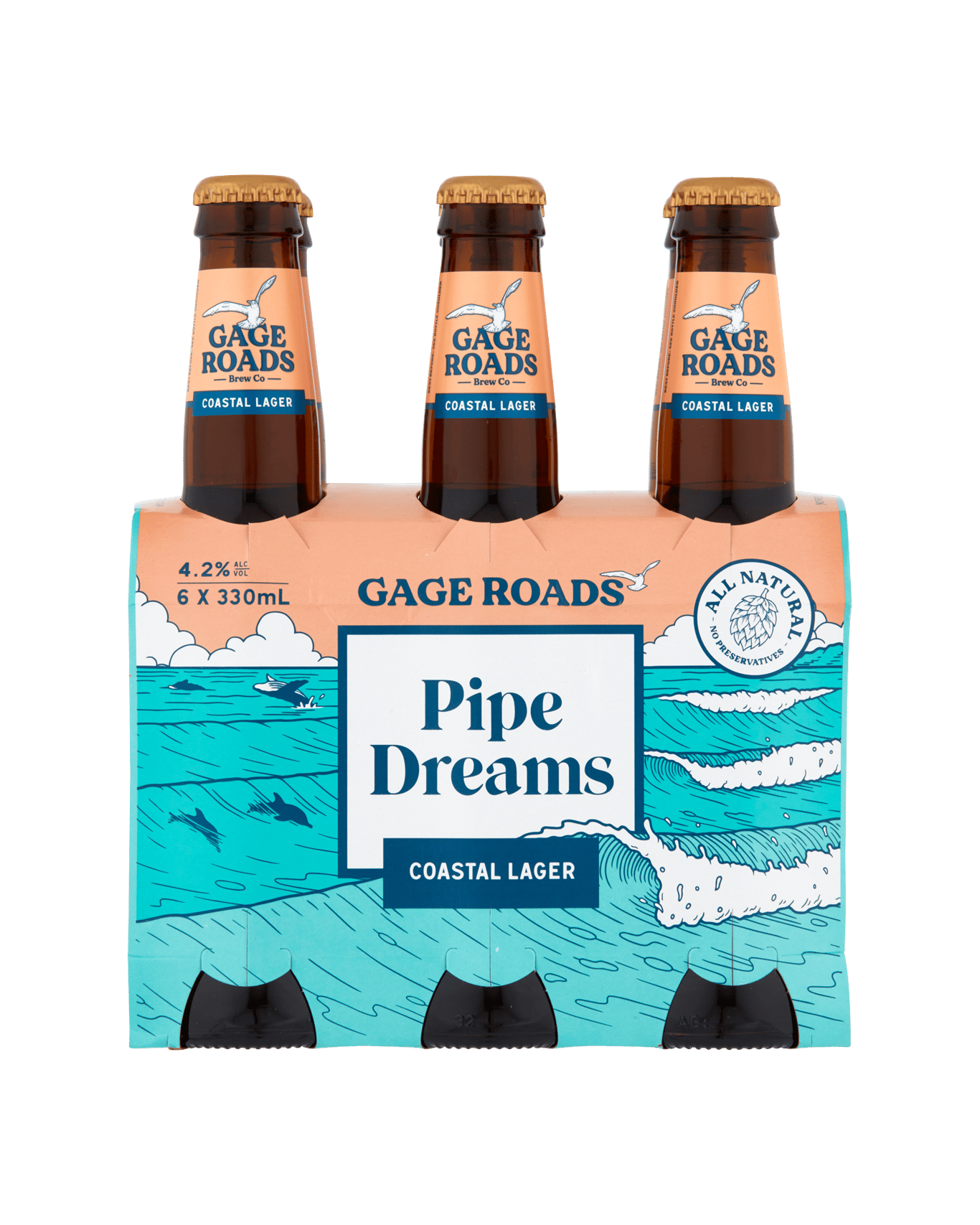 Buy Gage Roads Pipe Dreams Coastal Lager Bottles 330ml Online (Lowest