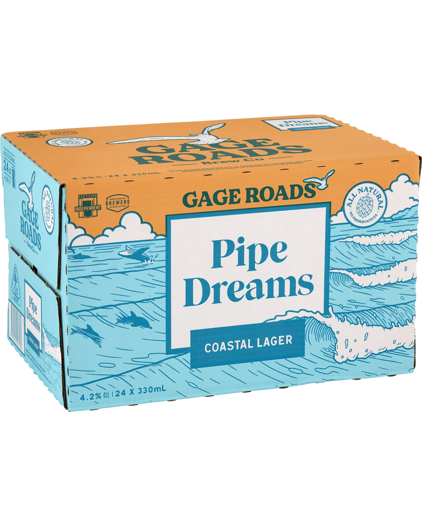 Gage Roads Pipe Dreams Coastal Lager Bottles 330ml (Unbeatable Prices