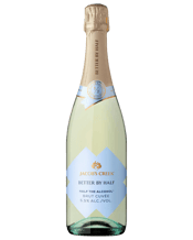  Jacob's Creek Better By Half<br>Brut Cuvee  750mL A lower alcohol take on a classic Australian sparkling wine. Half the alcohol, half the calories, with a deliciously crisp taste. This crisp Brut Cuvée exhibits vibrant aromas of pear and quince with a delicate acidity.