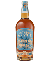 The Whistler Px I Love You<br>Single Malt Irish... 700mL The Whistler P.X. I Love You Single Malt is a fantastic example of the decadence of the Pedro Ximénez sherry and the influence this fortified wine’s casks can have on excellent single malt Irish whiskey. Finished for at least. 12 months in PX casks this single malt exudes delicious sherry influence. Nose: Fantastically delicious sherry nose. Dried berries, raisins, cherries & sultanas/golden raisins, with candied orange, with sticky brown/demerara sugar. Palate: Wood forward opening, with an inc