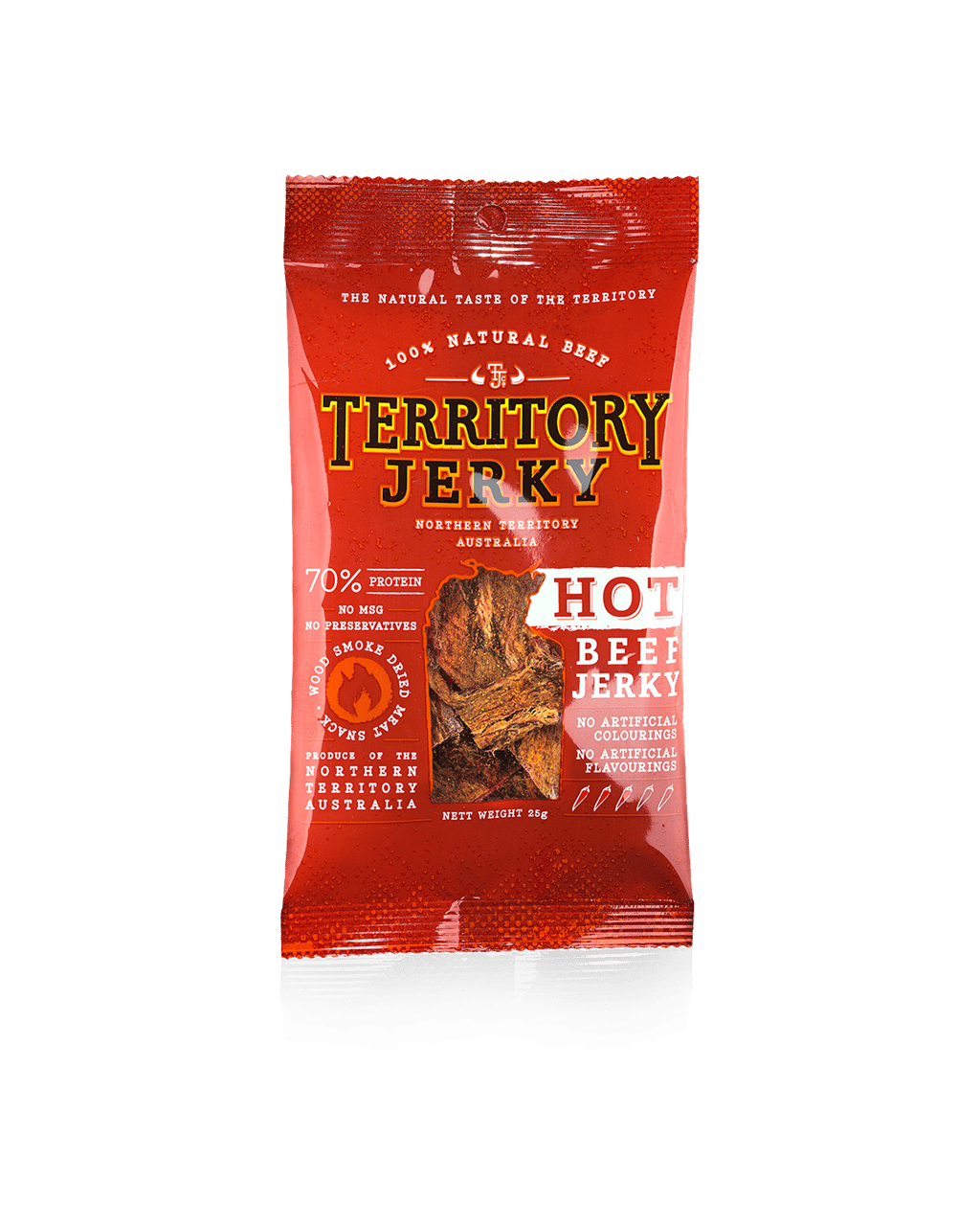 Territory Jerky Hot Beef Jerky - Boozy