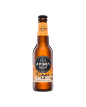  4 Pines Indian Summer Ale<br>Bottles 330ml  330mL Crisp & light in bitterness with aromas of passionfruit & honeydew, light body, but not at the expense of hop character.
