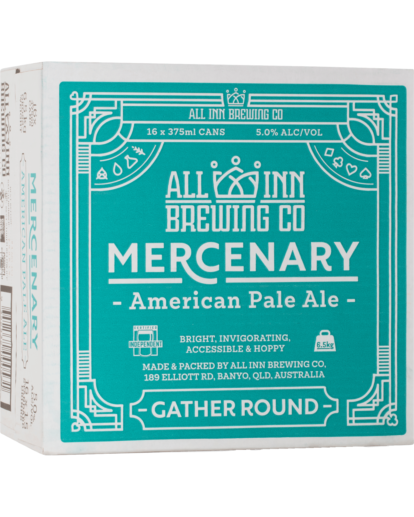 Buy All Inn Brewing Co Mercenary Pale Ale Can 375ml Online @Lowest Price