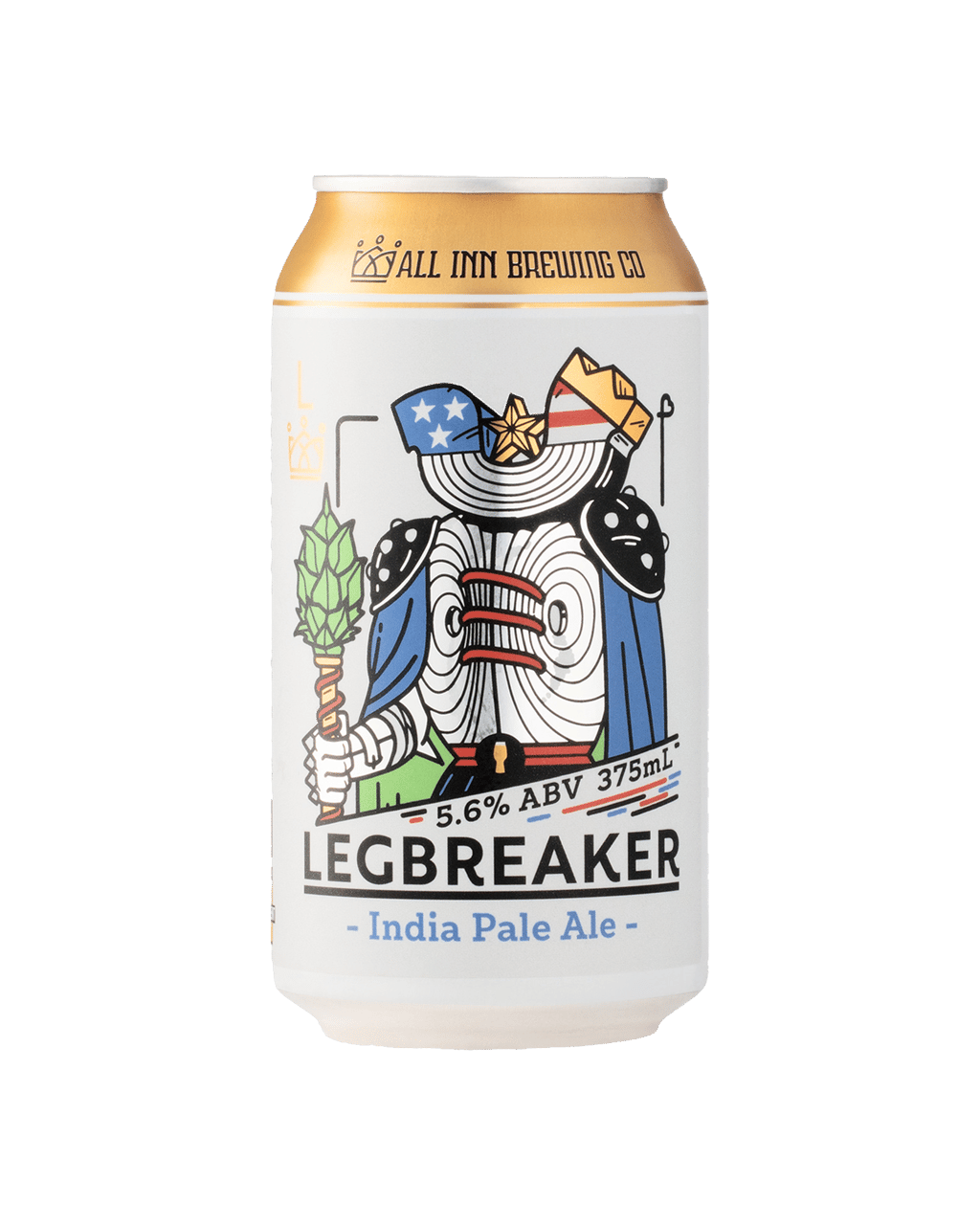 Buy All Inn Brewing Co Legbreaker Ipa Can 375ml Online @Lowest Price