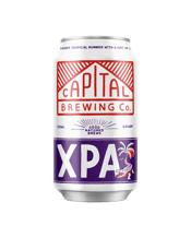 Capital Brewing Co. Xpa Cans<br>375ml  375ML Bright tropical number with a hint of citrus, very refreshing and delightfully easy to drink. Like a calypso sunset in a can.