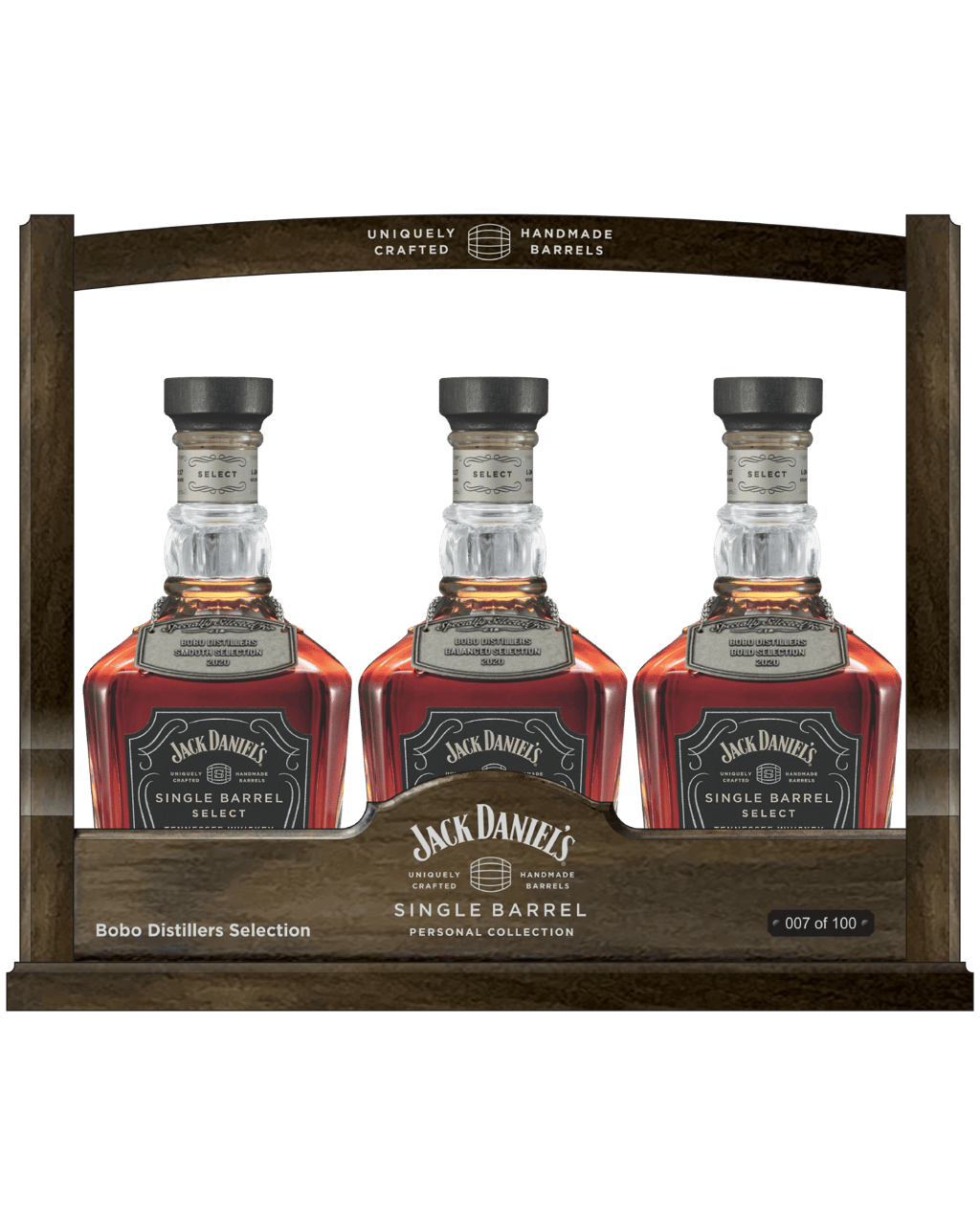 Buy Jack Daniel's Single Barrel Caddy Bobo & Fletcher Special Edition 2020 3x700ml Online