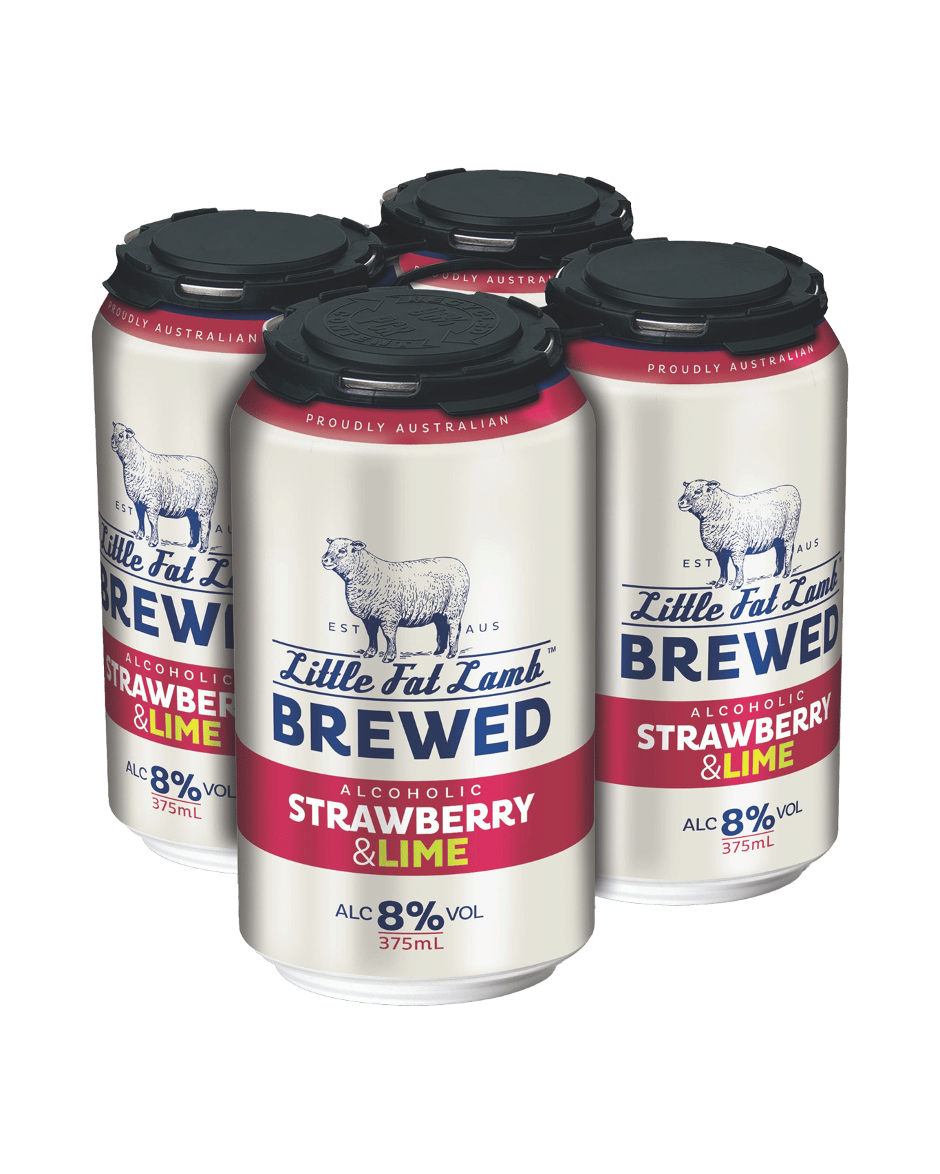 Buy Little Fat Lamb Strawberry & Lime 375ml Online (Low Prices) from Dan Murphy