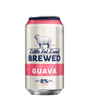  Little Fat Lamb Guava Cans<br>375ml  375ML Little Fat Lamb celebrates a range of brewed beverages founded on using the best available locally sourced ingredients. Now coming in a new 4 pack, the refreshing Guava flavours makes this incredibly brewed beverage an ideal summer drink.