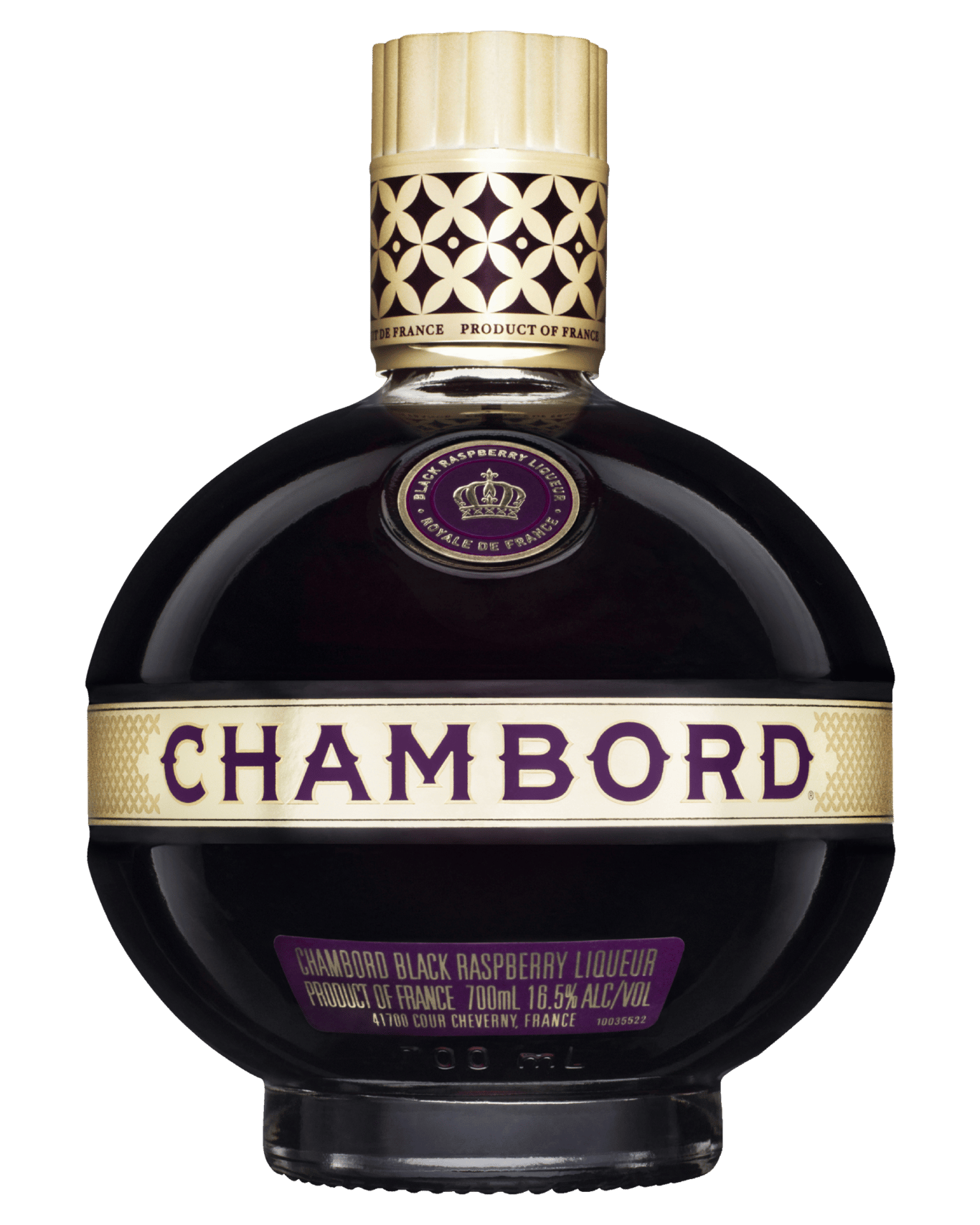 A bottle of Chambord 