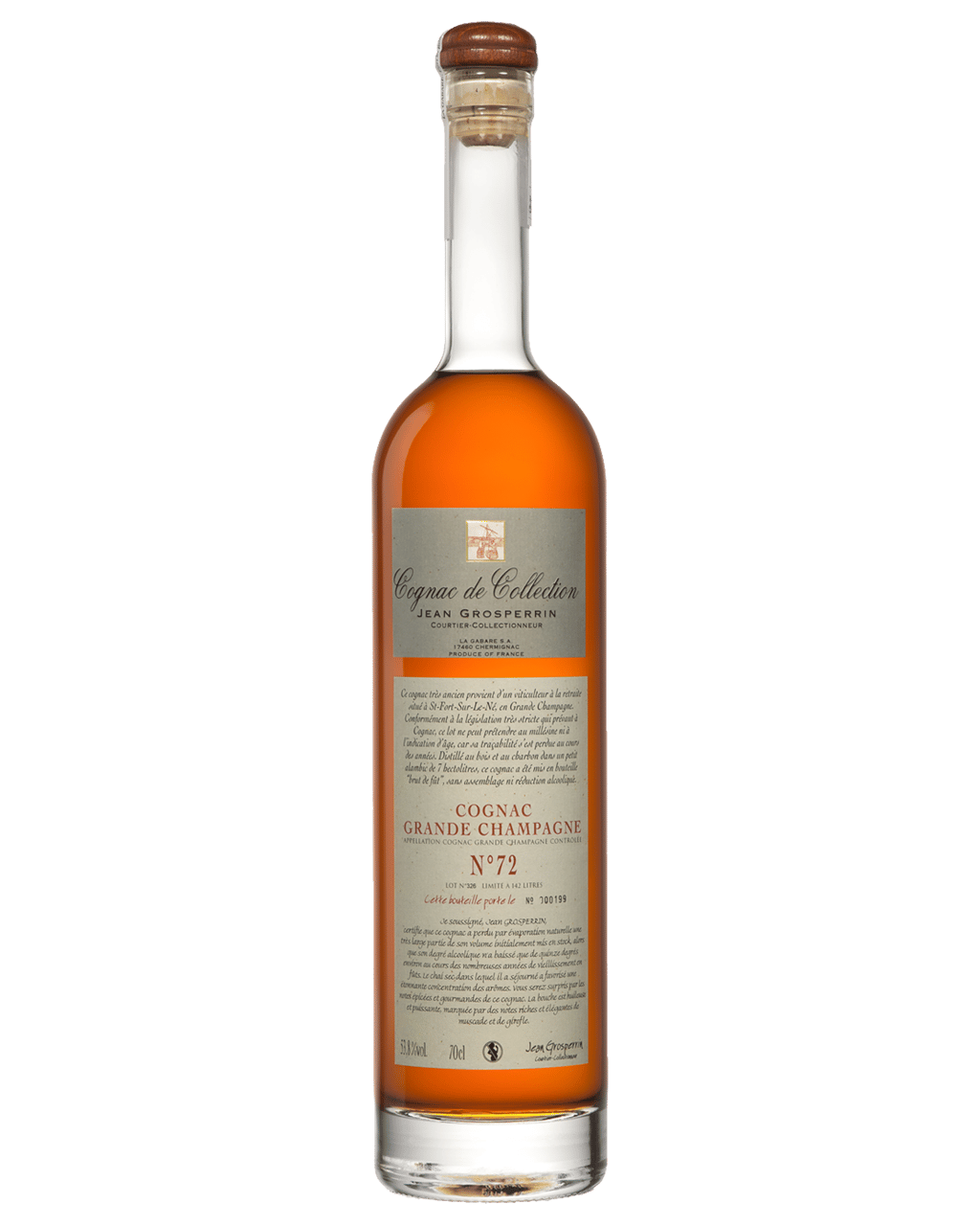 Grosperrin - La Gaba Cognac Gc No.72 55.4% 700ml (Unbeatable Prices ...