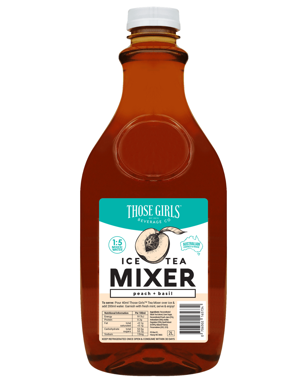 Buy Those Girls Beverage Iced Tea Mixer Peach Basil Online (Lowest