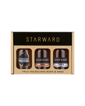  Starward Australian Whisky<br>Tasting Gift... 3 x 200mL A fantastic gift idea for the Whisky explorer. This pack contains a 200mL bottle of three Starward Australian Whiskies, including the recently released Starward Fortis Whisky. Pack contains: 1 x Starward Two-Fold Double Grain Australian Whisky 200mL 1 x Starward NOVA Single Malt Australian Whisky 200mL 1 x Starward FORTIS Single Malt Australian Whisky 200mL.