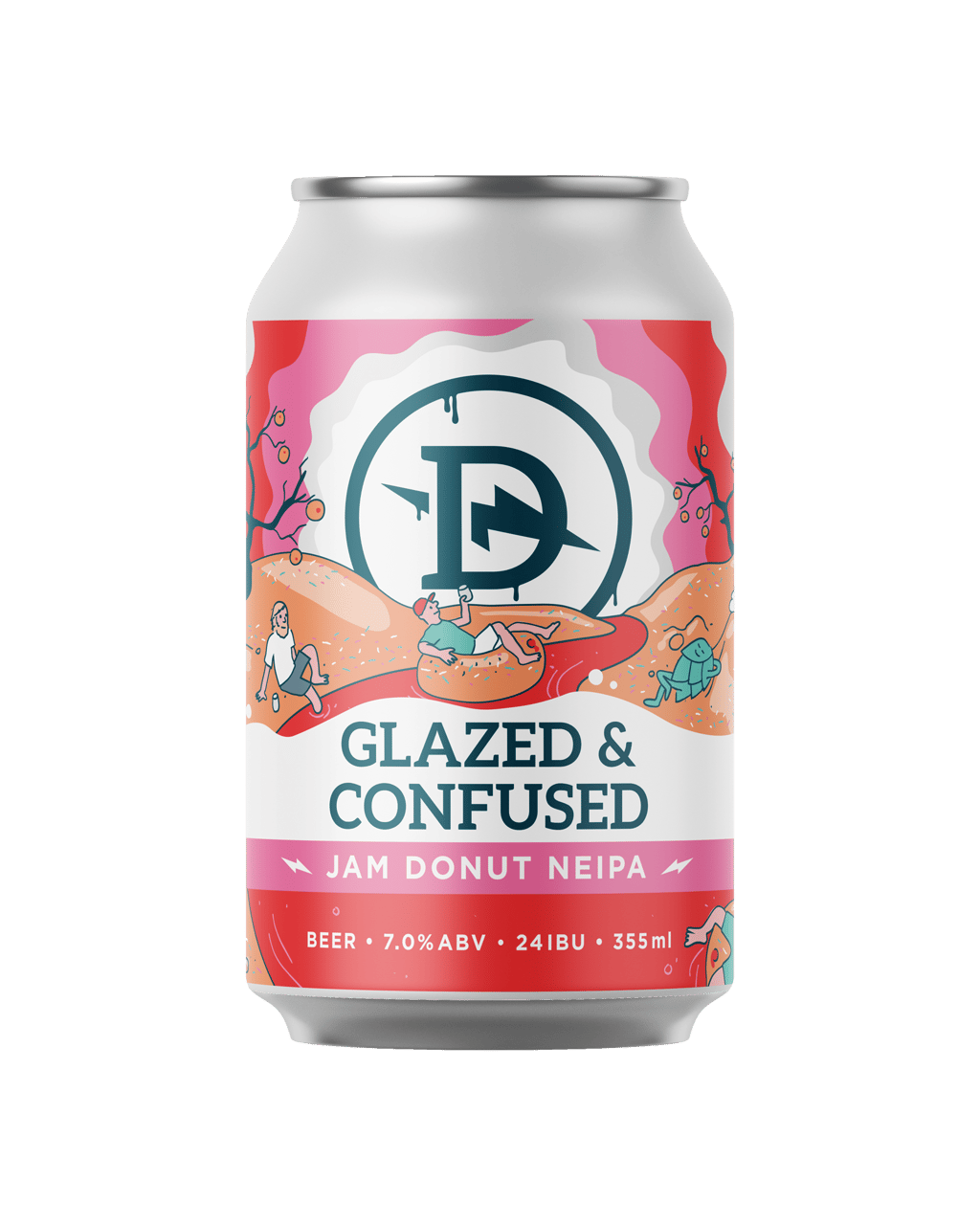 Buy Dainton Beer Glazed & Confused Jam Donut Neipa Cans 355ml Online