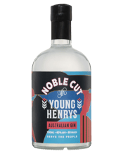  Young Henrys Noble Cut Gin<br>700ml  700mL We like to think of Young Henrys Noble Cut as a brewer’s gin, blending techniques and flavours from both brewing and distillation. Just like our beer, the base of this gin is 100% grain - no additives, adjuncts or agents. We ferment the grain, distill it twice, then infuse the spirit with everything that gives gin its classic botanical characters; juniper, lemon myrtle and pepperberry. But, because we’re brewers, we’ve also given Noble Cut our own twist: Hops. Enigma hops, developed and grown lo