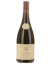  Domaine De La Pousse D'or<br>Bonnes Mares Grand... 750ML From a small .17 ha parcel, Pousse d’Or’s Bonnes Mares is planted on the clay soils known as terres rouges on the Chambolle Musigny side of this 15.06 ha Grand Cru. This is classic Bonnes Mares, and Pousse d’Or’s version is typically muscular and concentrated but with the ripe, velvety tannins.