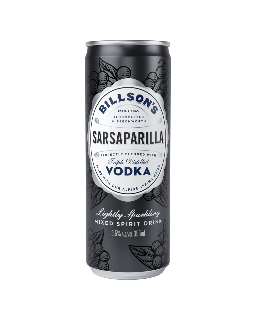 Buy Billson's Vodka With Sarsaparilla Cans 355ml Online (Lowest Price