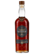Glengoyne 30 Year Old Single<br>Malt Scotch Whisky... 700mL Glengoyne leave their finest sherry casks almost entirely to their own devices for 30 years. Almost, but not quite. Twice, perhaps three times in three decades, the malt master will taste this ongoing alchemy of cask and spirit. His aim: to hand-select only the best sherry oak casks. Aromas are rich and enticing; iced cinnamon rolls, orange boiled sweets, fresh sweet oak with raisins and the faint hint of mint. A silky texture on the palate coats the mouth with banana, berry jam, malt biscuit an
