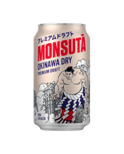 Monsuta Okinawa Dry Cans<br>350ml 350ML Smooth and crisp, Monsutā Okinawa Dry lives up to its monster name with a bold and ultra refreshing character. The delicate hop aroma and flavour are perfectly balanced by rich malt depth, creating a truly big-tasting brew. Brewed in Okinawa, Japan, from the finest ingredients, this Premium Draft Lager is a multi-award-winning beer that captures the authentic taste of Japan. Brewer’s Tip: For the ultimate experience, pour Monsutā Okinawa Dry into a chilled glass and enjoy at its perfect serving