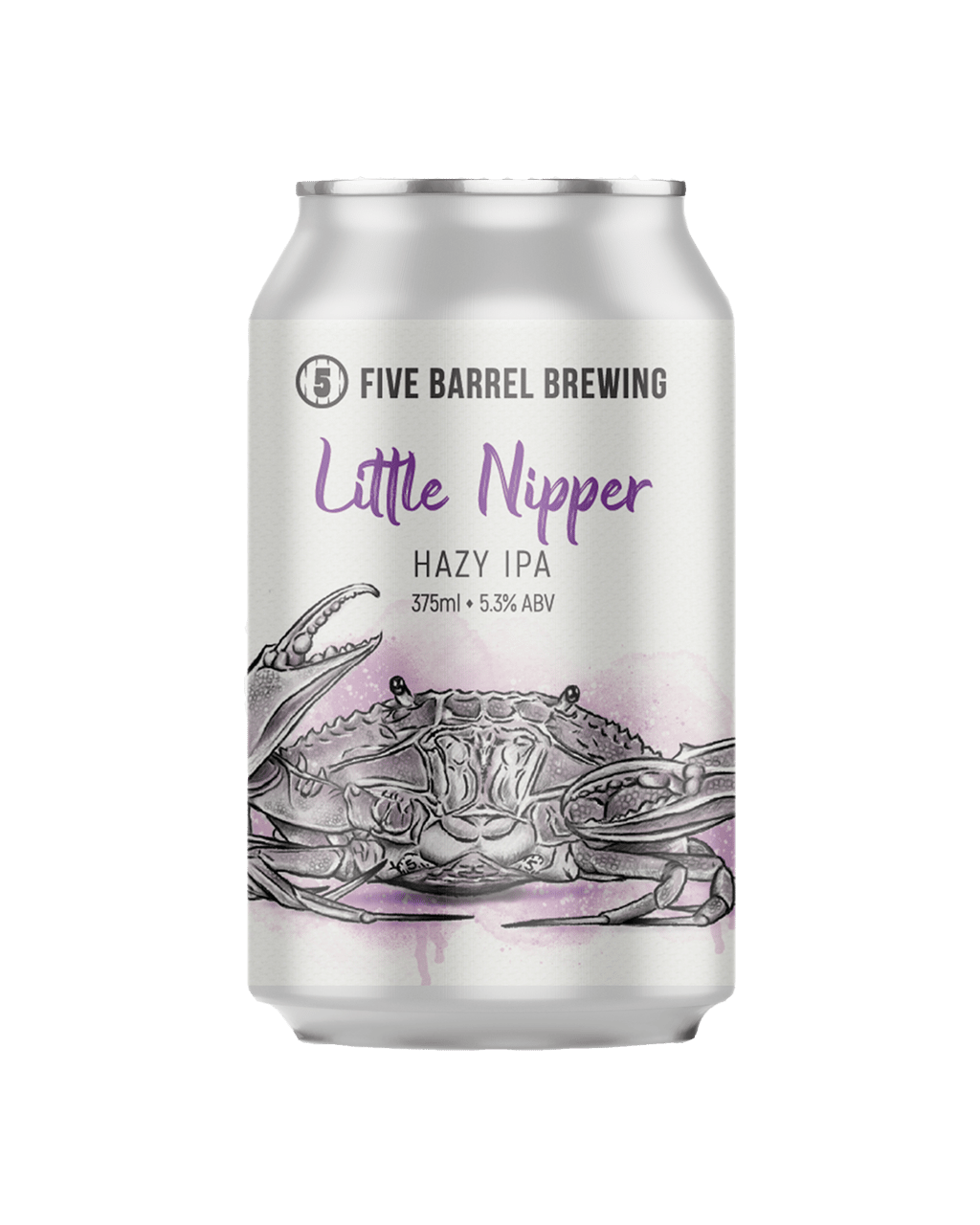Buy Five Barrel Brewing Little Nipper Hazy Ipa Can 375ml Online (Lowest