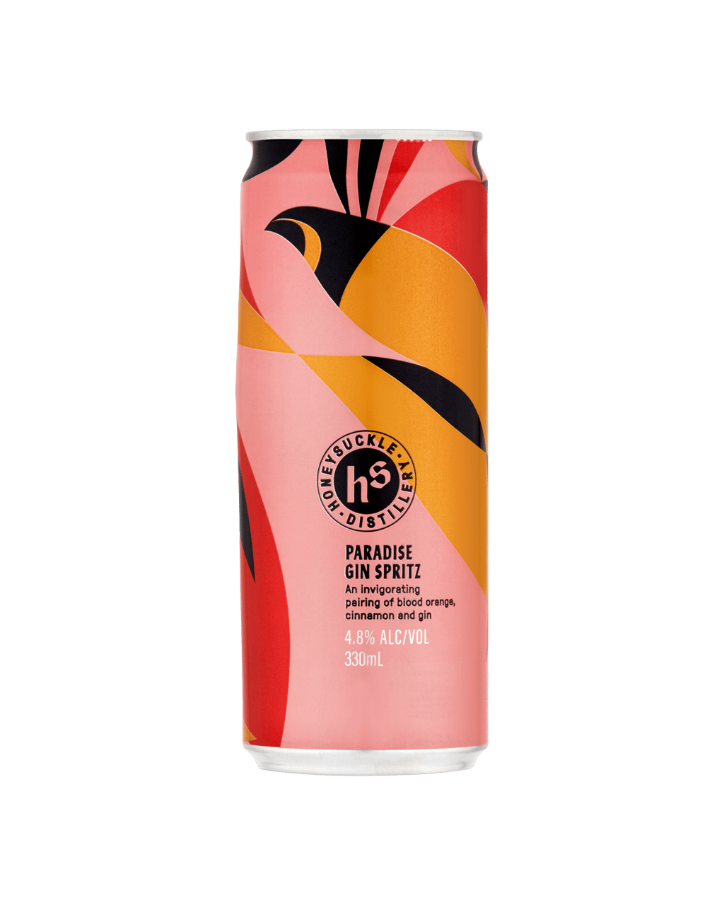 Buy Honeysuckle Distillery Paradise Gin Spritz Blood Orange 330ml ...