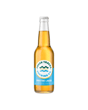  Fresh Tracks Pristine Lager<br>330ml  330mL Brewed in the Southern Tablelands of NSW, this is a pure authentic lager, clean, fresh, exquisitely pristine and ultimate refreshment in a bottle. Soft, spicy hops perfume, a silky-smooth brew and mellow, caramel-malt sweetness with a dash of citrus. Balanced, unassertive, and a very drinkable summer barbecue lager.