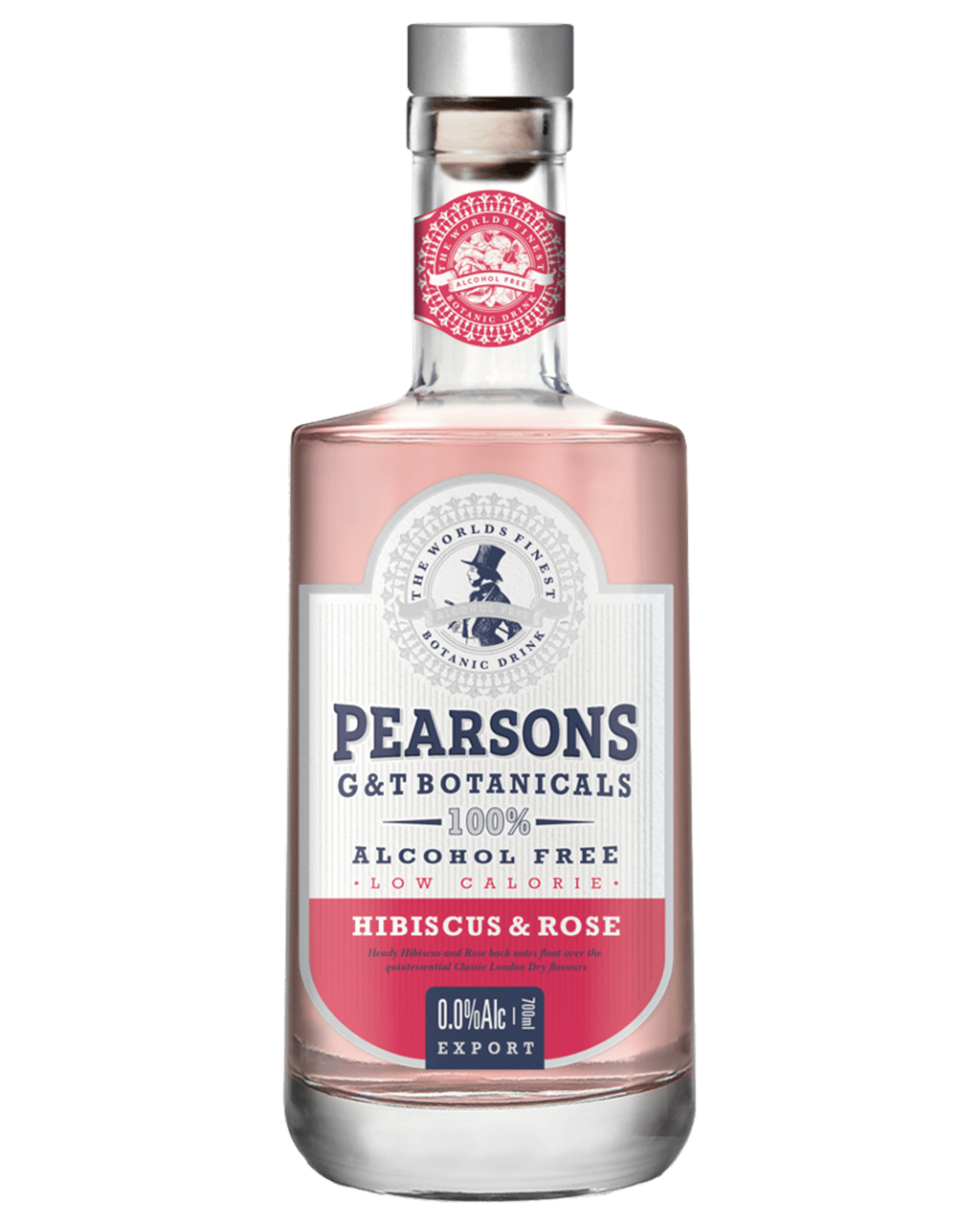 Pearsons Botanicals Hibiscus Rose Non Alcoholic Spirit 700mL Boozy