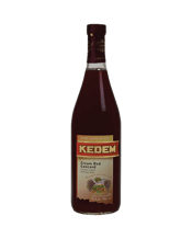  Kedem Cream Red Concord  750mL Sanctioned by the Orthodox Union, this creamy sweet red grape wine is 100% Kosher and is a perfect accompianment to many meals and occasions.
