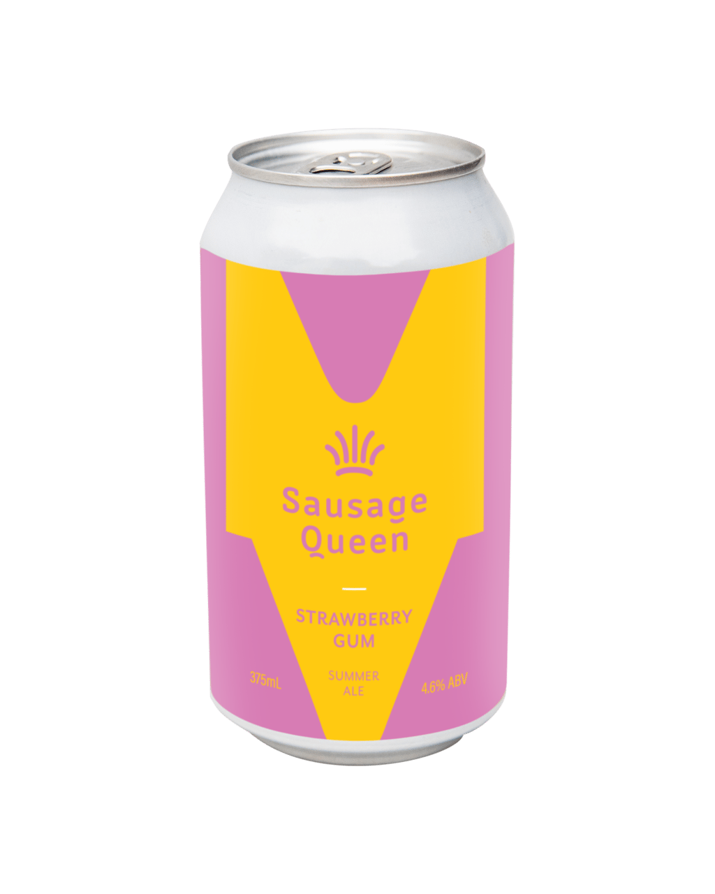 Sausage Queen Strawberry Gum Summer Ale Can Boozy