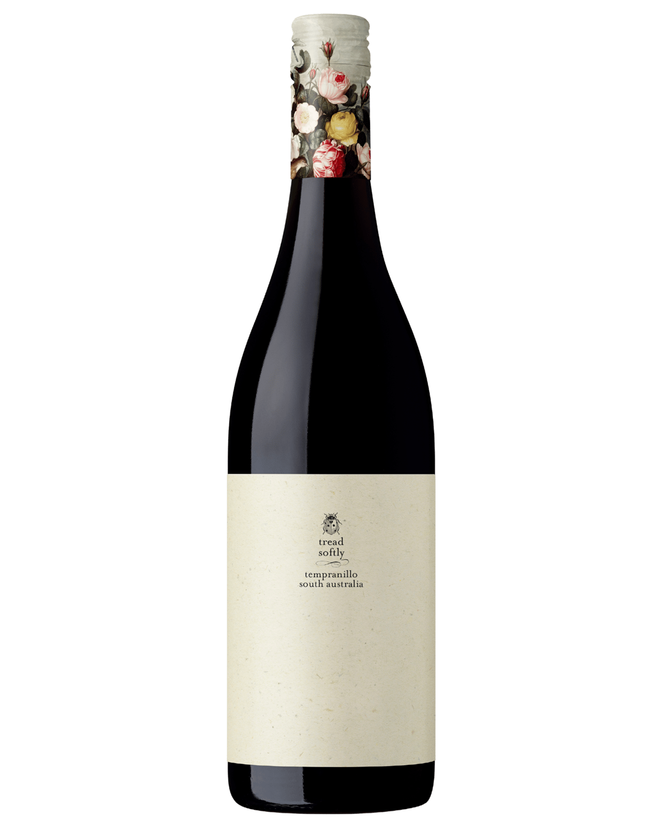 A bottle of Tread Softly Tempranillo