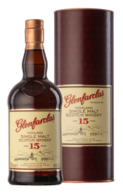 Glenfarclas 15 Year Old<br>Single Malt Scotch... 700ML Glenfarclas has been producing outstanding malts, and in an unusually wide variety of ages, since it was founded in 1836. And this age statement is no exception. It is rich golden amber in colour with complex sherried and light butterscotch aromas with a hint of dried fruit. Full bodied with a superb balance of sherried sweetness and malty tones. It has a long lasting finish that is gloriously sherried, sweet and distinguished.