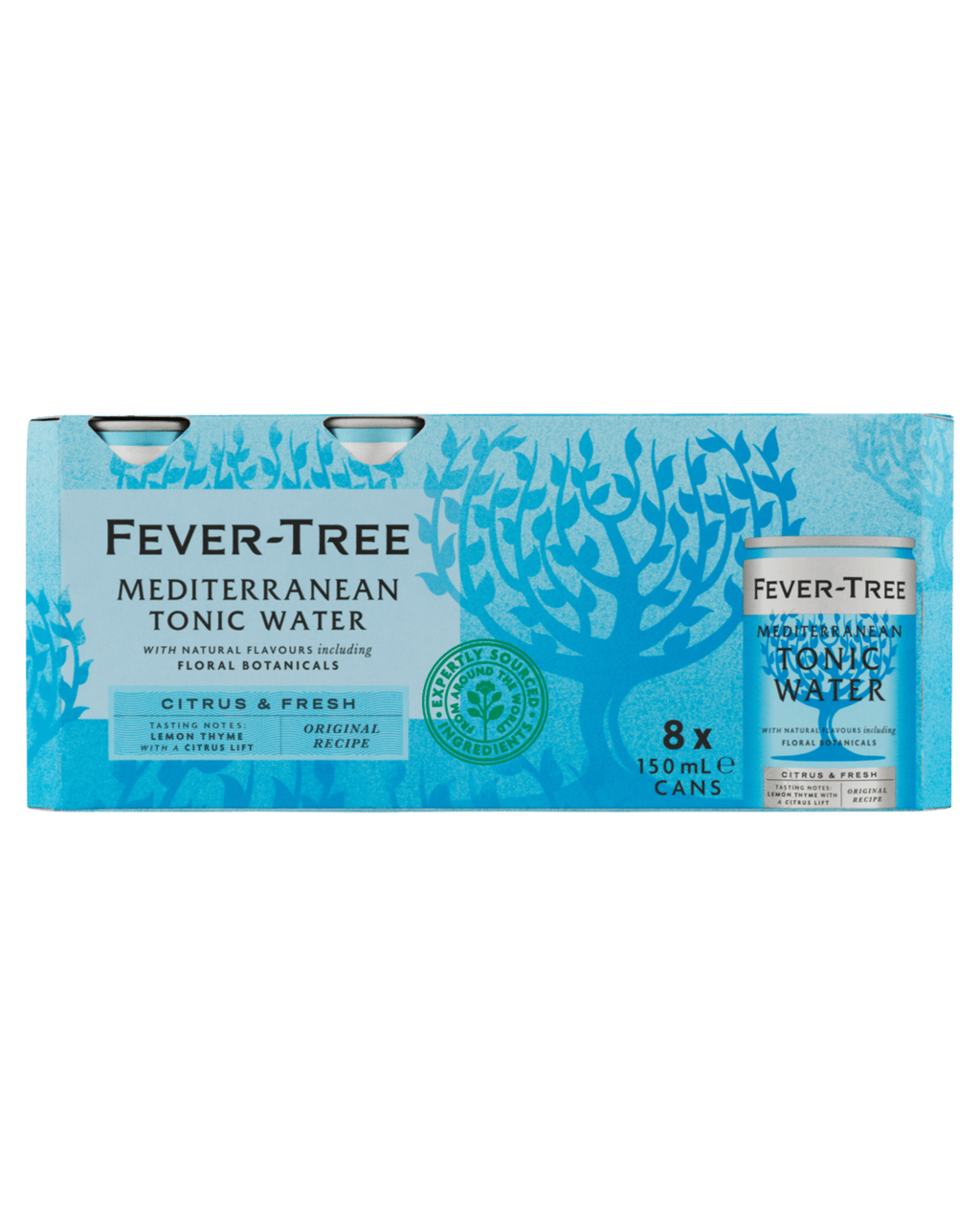 Fever Tree Mediterranean Tonic Water Cans 150mL - Boozy