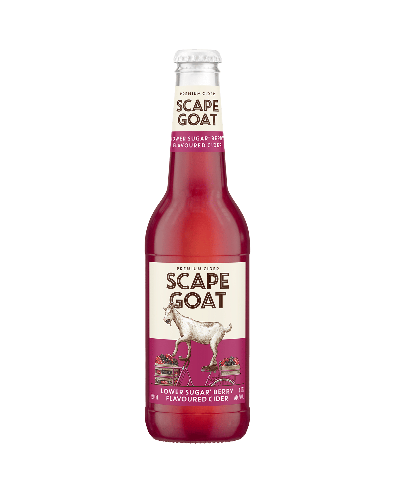 Buy Scape Goat Berry Low Sugar Cider 330ml Online (Lowest Price