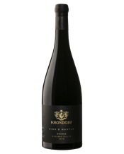  Krondorf King's Mantle<br>Shiraz 2019  750ML King’s Mantle Shiraz is the crowning selection of the vintage. Exploring the length and breadth of the Barossa region, Krodorf Head Winemaker, Nick Badrice, identifies the finest and most expressive fruit of the vintage. This parcel of wine hails from 25 year old vines in the northern Barossa in the Ebenezer Koonunga district. Hand selected from Barossa’s finest parcels of fruit, the soil is red earth sandy loam over red clay with Ironstone interspersed throughout the profile. The flat landscape
