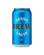 Tassie Brew Lager Cans 375mL