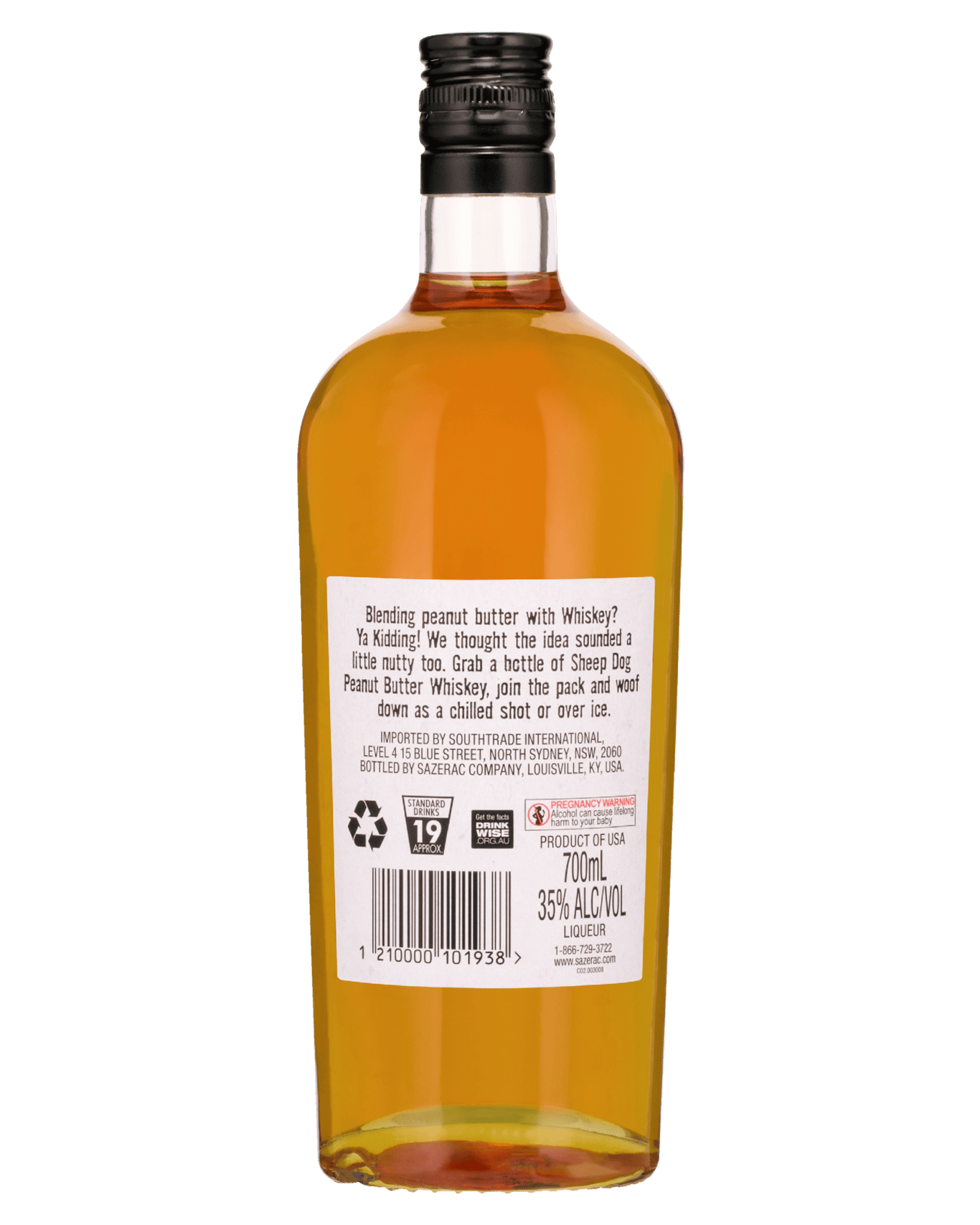Buy Sheep Dog Peanut Butter Whiskey Liqueur 700ml Online (Lowest Price