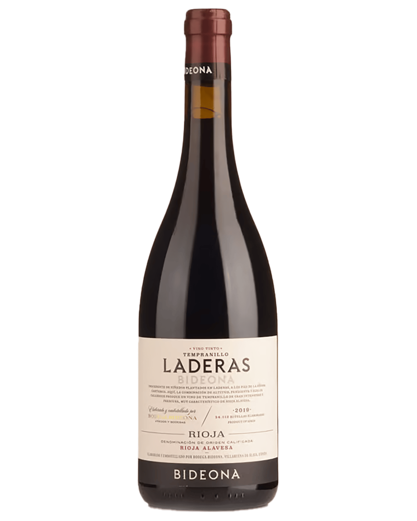 The Bideona Tempranillo de Laderas is from Rioja, Spain 
